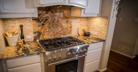 Houston Kitchen Backsplash Renovation After